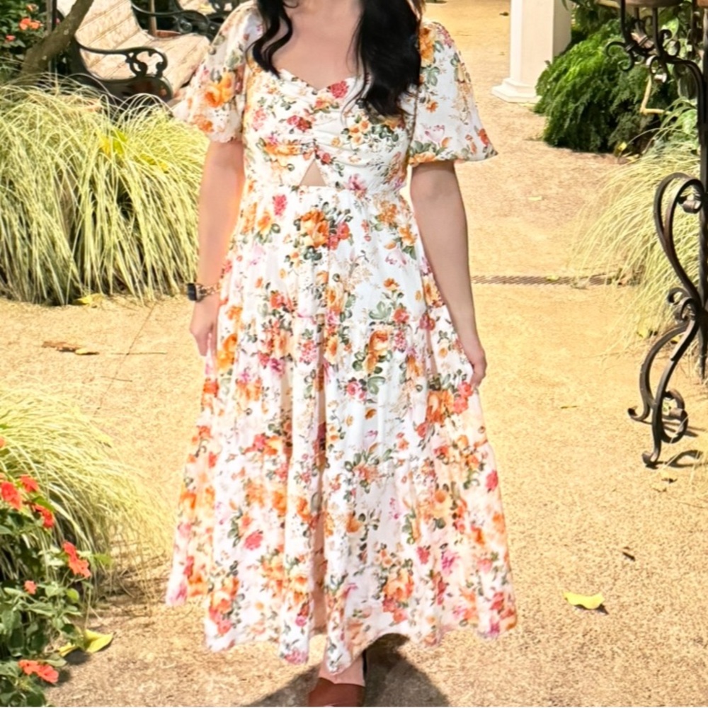 Boho Floral Maxi Dress